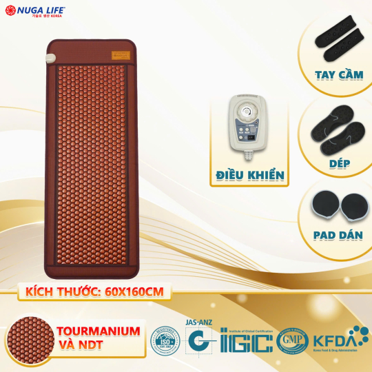 NỆM ĐÁ NÓNG NUGA  KÍCH THƯỚC 6OX16OCM