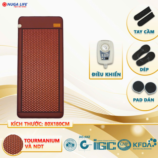 NỆM ĐÁ NÓNG NUGA KÍCH THƯỚC 8OX18OCM
